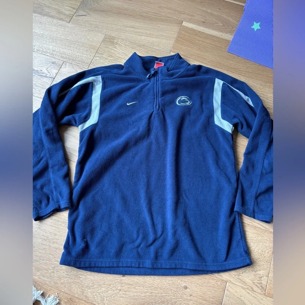 Nike PSU fleece half zip womens large